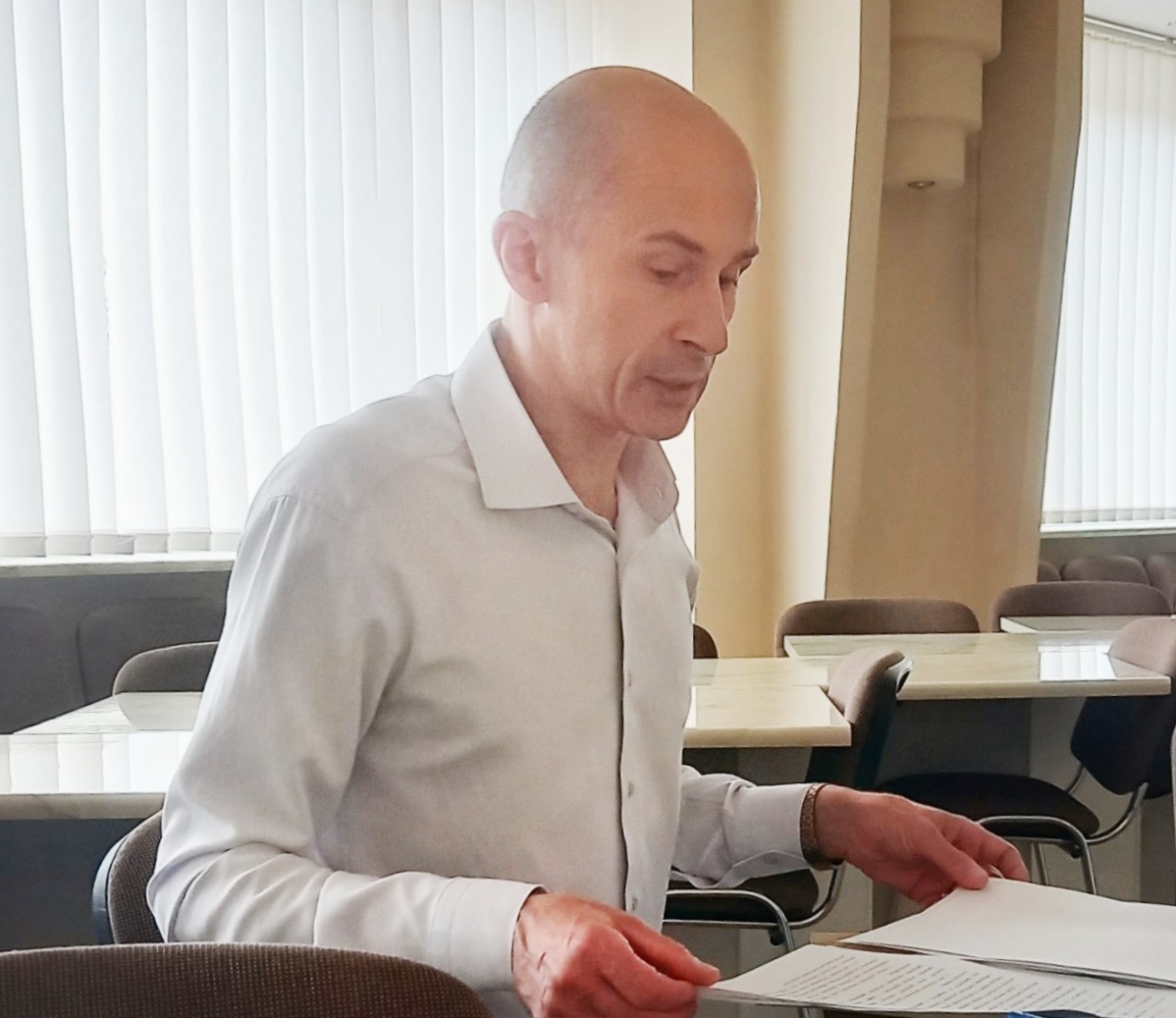 Доповідає Богдан Заблоцький.